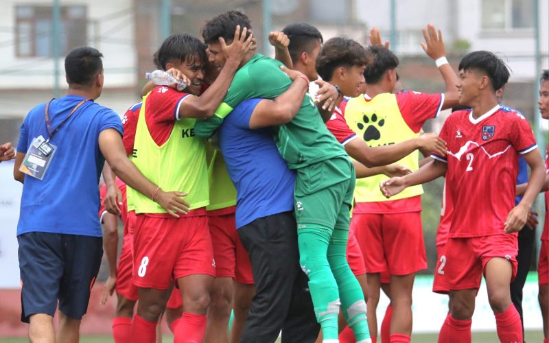 Nepal Edges Bhutan in Penalty Shootout to Reach SAFF U-20 Final, Goalkeeper Jiyarat Shekh Shines