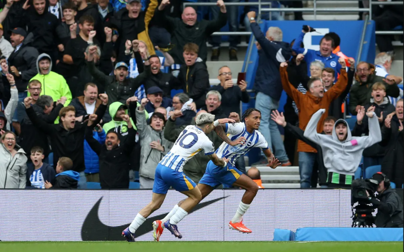 João Pedro Goal Seals Brighton’s 2-1 Win Over Manchester United.