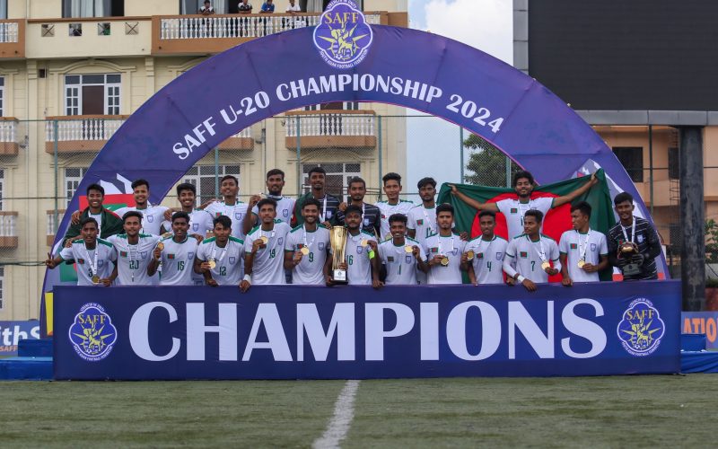 Bangladesh Defeats Nepal 4-1 in U-20 SAFF Championship Final.