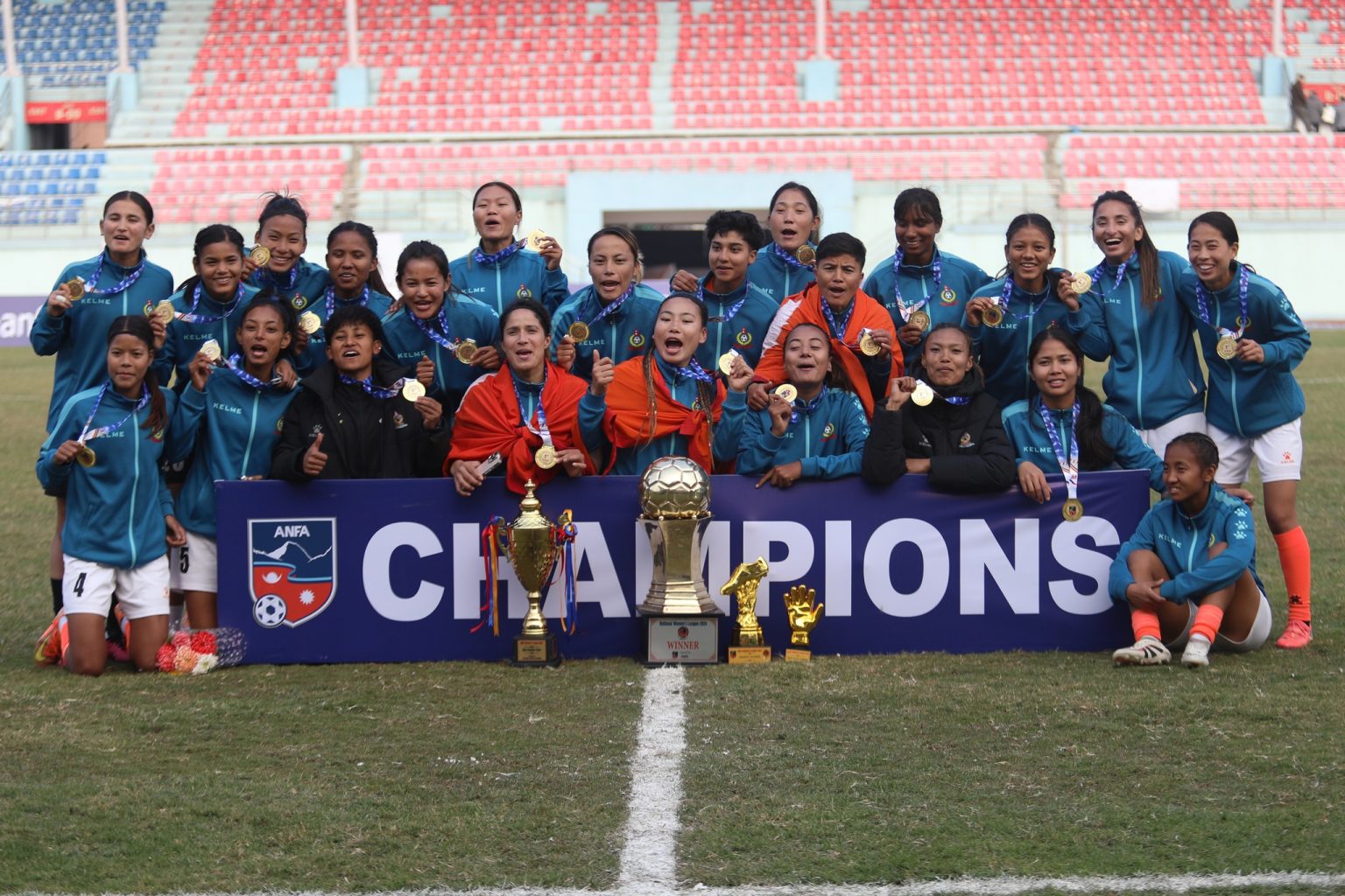 APF FC Wins ANFA Women’s League 2081 with a Big Victory