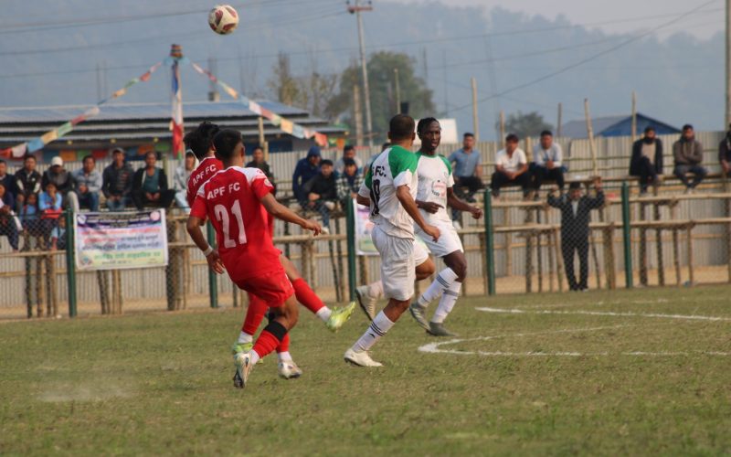टाइब्रेकरमा एपीएफको उत्कृष्ट प्रदर्शन, हानामीलाई पराजित गर्दै विजय प्राप्त