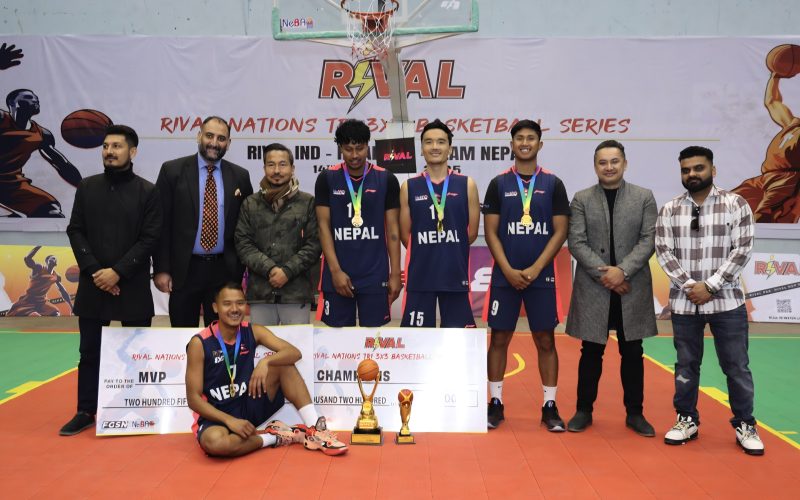 नेपालले भारतलाई पराजित गर्दै थ्री बाई थ्री बास्केटबल च्याम्पियनसिपको उपाधि जित्यो