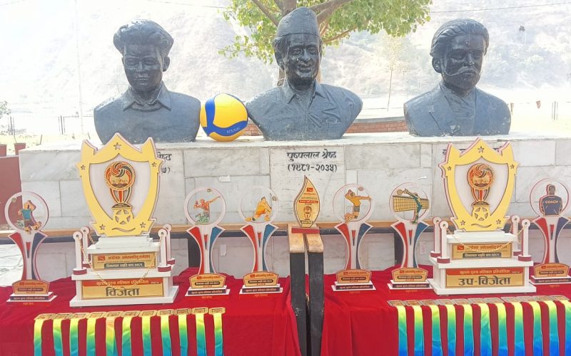 रामेछापमा पहिलो पटक तीनलाल स्मृति कप भलिबल प्रतियोगिता हुँदै