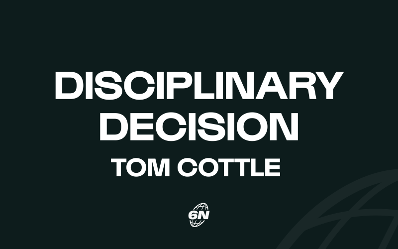 Wales U20 Lock Tom Cottle Receives Three-Match Suspension Following Red Card