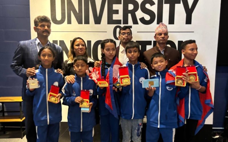 १६ औं विश्व योगासना च्याम्पियनसिपमा नेपाललाई २ स्वर्णसहित ६ पदक