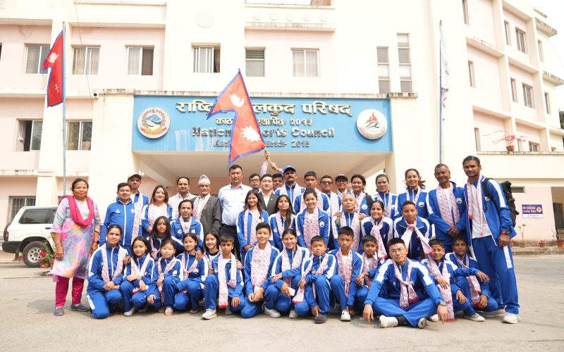 नेपाली योगा टोली विश्व योगासना च्याम्पियनसिपका लागि मलेसिया प्रस्थान