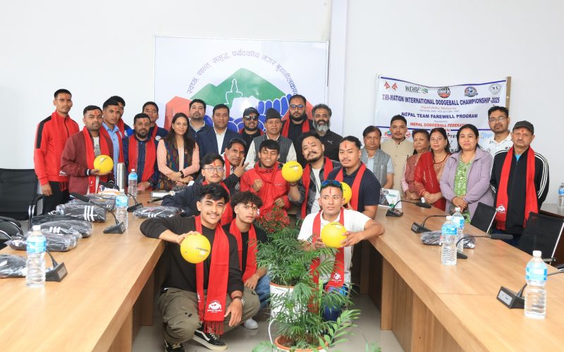 नेपाली डजबल टोली भारतका लागि प्रस्थान