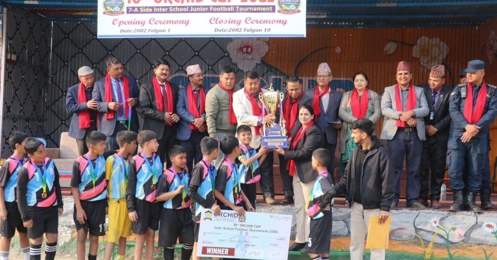 विद्यावाणीलाई १०औं अर्किड कपको उपाधि