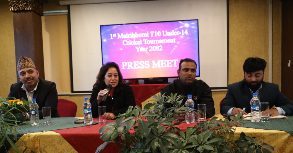 मातृभूमि यु–१४ क्रिकेट बिहीबारदेखि
